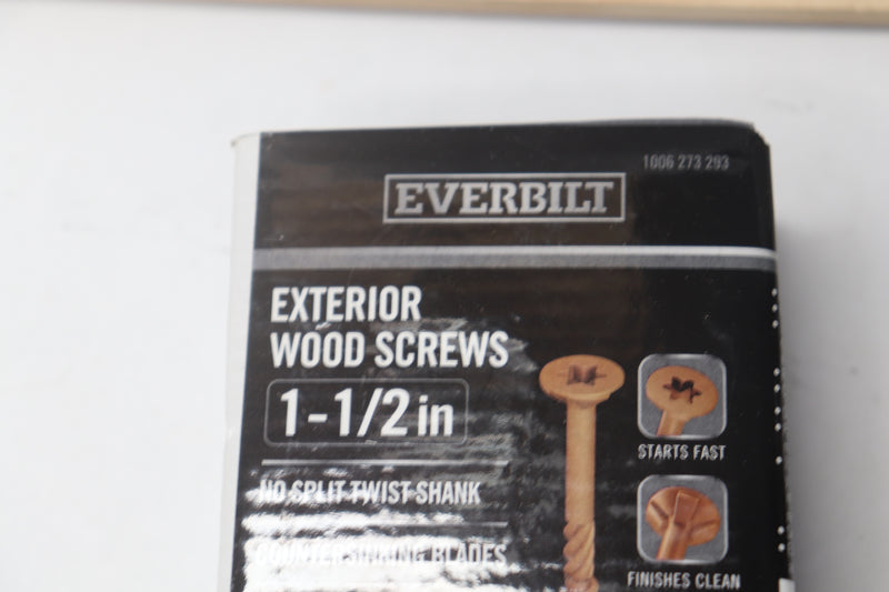 (203-Pk) Everbilt Star Drive Flat Head Exterior Wood Screws 1 lb.