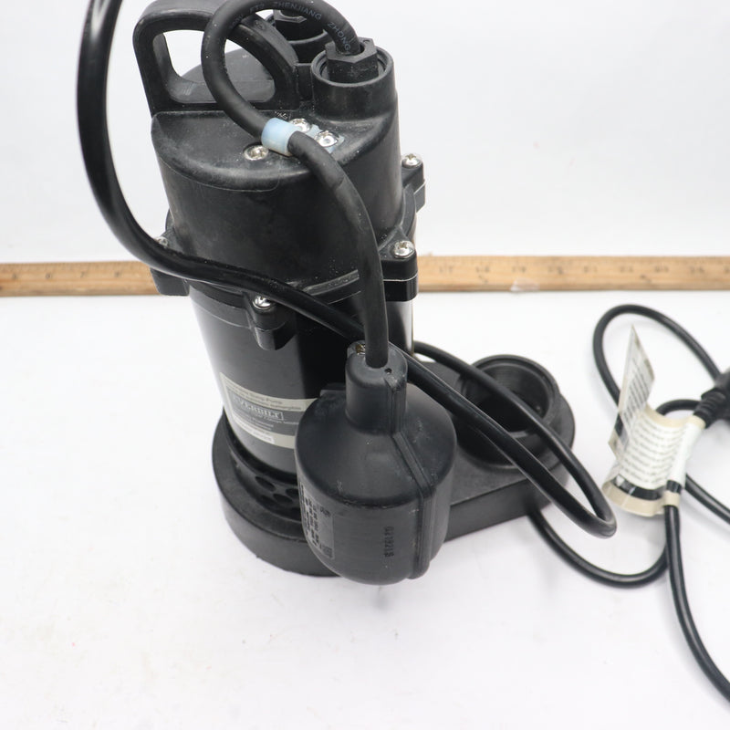 Everbilt Sump Pump 1/2 HP Tether Switch Aluminum 1006013668 HDPS50W