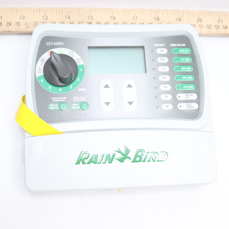 Rain Bird Indoor Irrigation Sprinkler Timer White 6-Zone SST-600IN