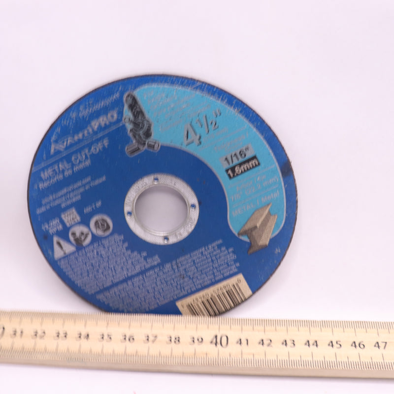 Avanti Pro Kerf Cut-Off Disc Metal 4-1/2" x 1/16" x 7/8" Thin PBD04563101F