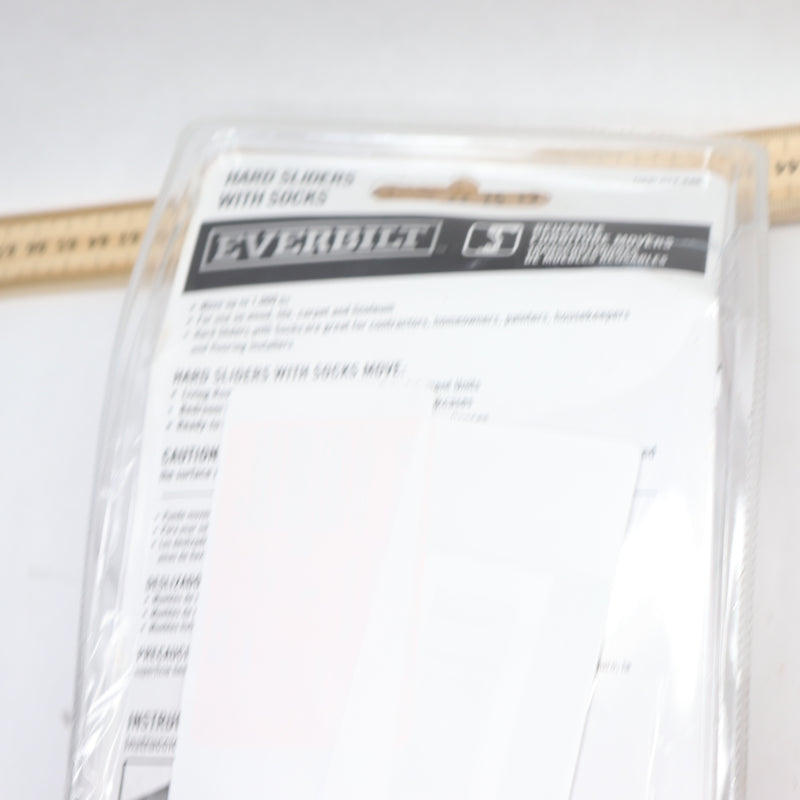 Everbilt Round Furniture Moving Hard Sliders with Socks 4-3/4"