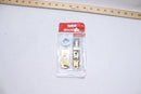 Kwikset Adjustable Dead Latch Polished Brass 6-Way 3.5" x 7.2" x 1" Complete