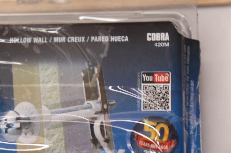 (20-Pk) Cobra Anchor Plus Bolts Alloy Steel White 3/16" x 24" x 2-1/2" 420M