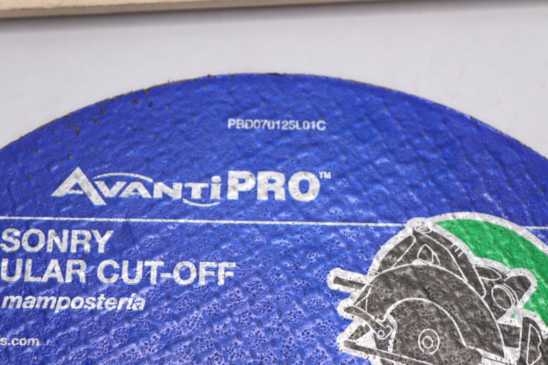 Avanti Pro Masonry Circular Cut-Off 7 x 1/8 x 5/8" PBD070125L01C