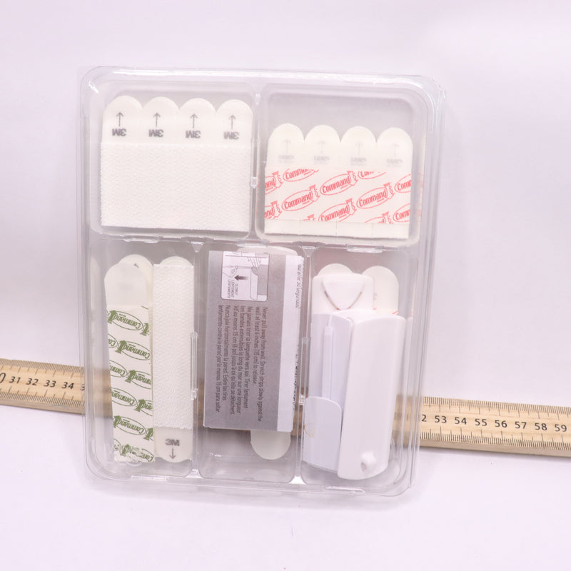 3M Picture Hanging Kit Plastic White 17213-ES