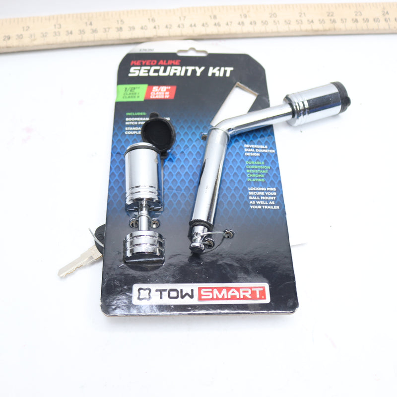 TowSmart Keyed Alike Booomerang Hitch Pin & Coupler Lock 743M