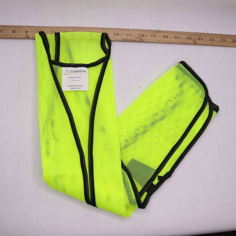 Cordova Type O Non-Rated Mesh Vest One Size Lime Green V101