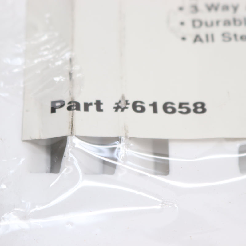 Ez-Flo Ventilation Sidewall/Ceiling Air Register Steel White 8" x 4" 61658