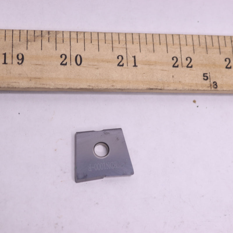 (10-Pk) Dapra Milling Insert F1 Solid Carbide BDR-1000-N-F1-R1/32 47440