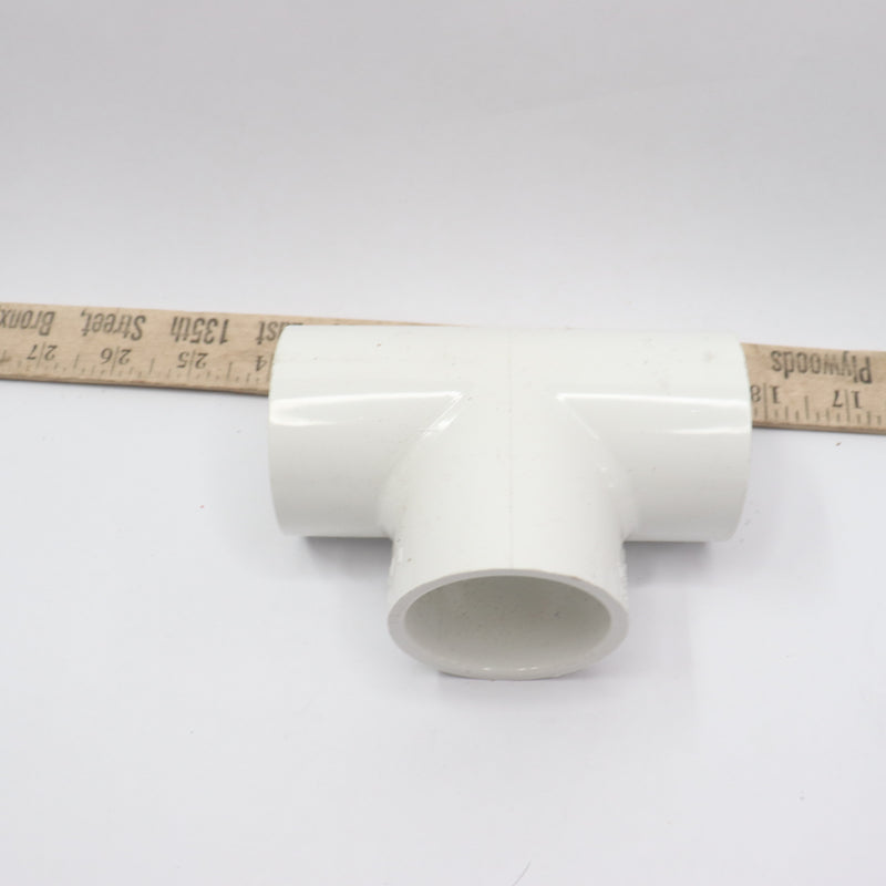 Lasco Tee Fittings White Schedule 40 1.5" 401015RMC