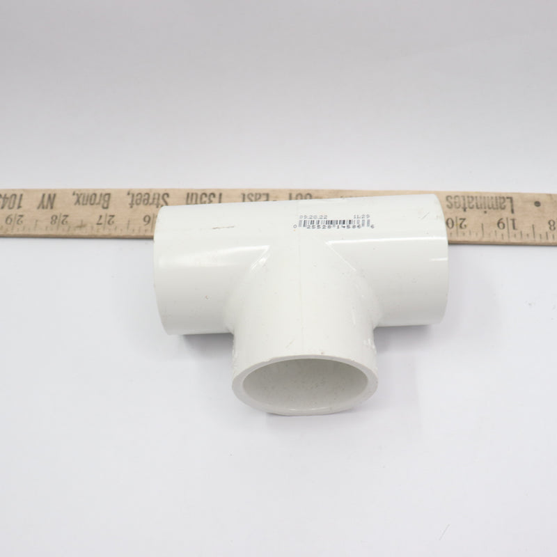 Lasco Tee Fittings White Schedule 40 1.5" 401015RMC