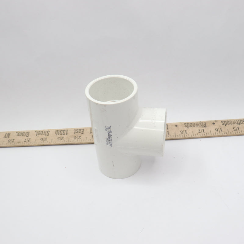 Lasco Tee Fittings White Schedule 40 1.5" 401015RMC