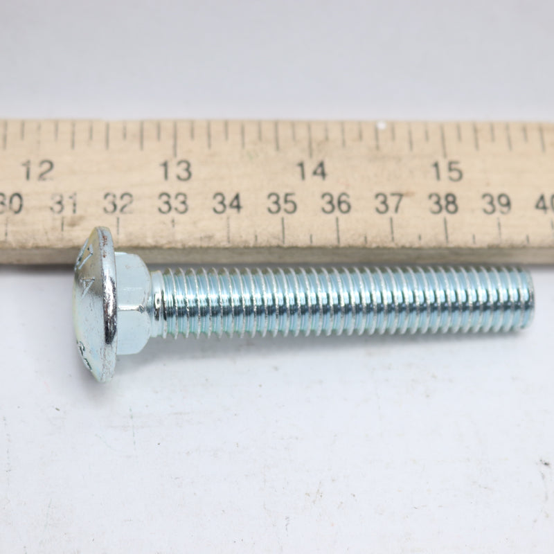 (25-Pk) Midwest Bolt Head Carriage Bolts Galvanized 1/2"-13 x 3-1/2" 15137
