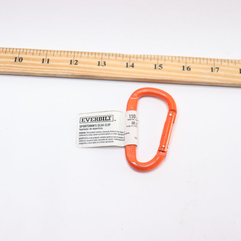 Everbilt Sportsman's Gear Clip Spring Link Orange 5/16" x 3" 410 321