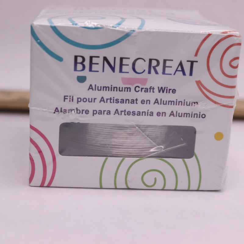 Benecreat Jewelry Craft Wire Aluminum Sculpting Metal Wire 20-Ga 0.8mm 770'