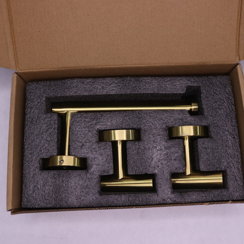 (3-Pk) GERZWY Bathroom Hardware Accessories Set 304 Stainless Steel