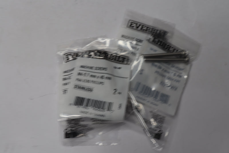 (10-Pk) Everbilt Phillips Pan Head Machine Screw Stainless Steel M4-0.7 x 40 m