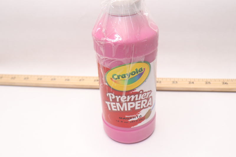 Crayola Premier Tempera Paint Magenta 16 Fl Oz. 54-1216-69