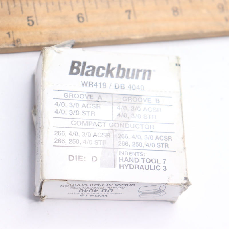 Blackburn Compression Connector H Tap 4/0 to 4/0 WR419