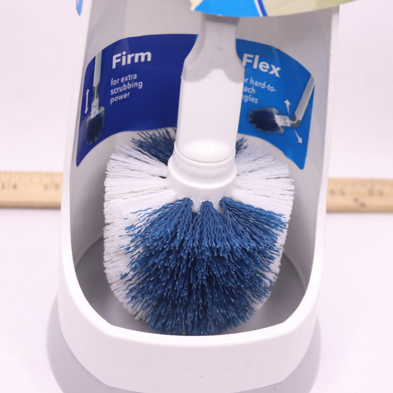 Unger No-Drip Toilet Brush Set 5.35" x 17.7" x 4.8"