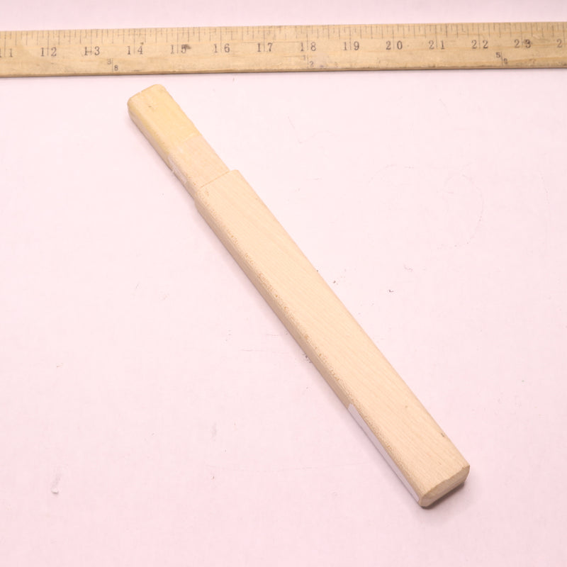 A&R Hockey Stick Wooden Butt End Round Solid Wood Extension Junior 8"