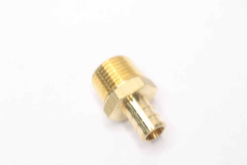 Apollo Male Pipe Thread Adapter Brass 1/2" Pex Barb x 1/2" - Missing Adapter