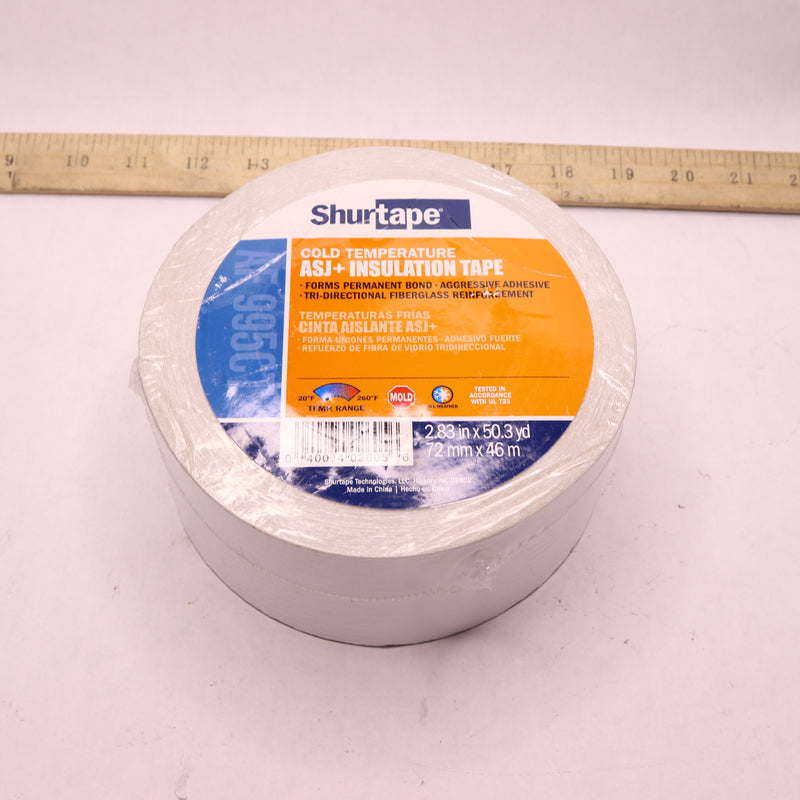 Shurtape Metal Insulation Tape White 2.83" x 50.3 Yds