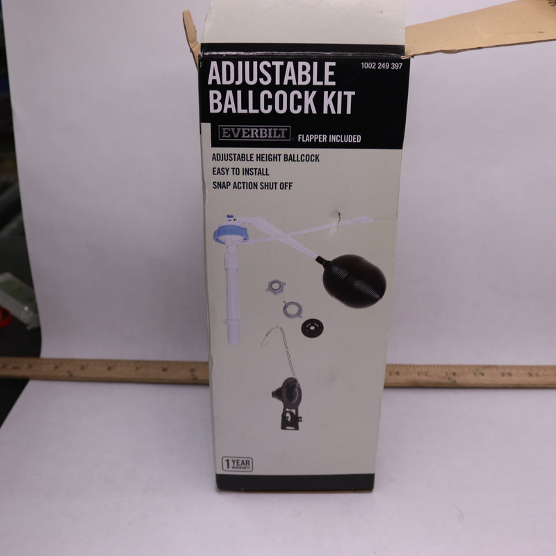 Everbilt Adjustable Ballcock 1002 249 397 - Missing Hardware