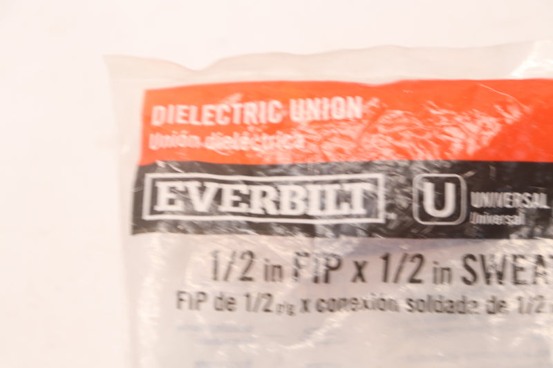 Everbilt Sweat Dielectric Union Galvanized Steel FIP 1/2" 1000 044 283