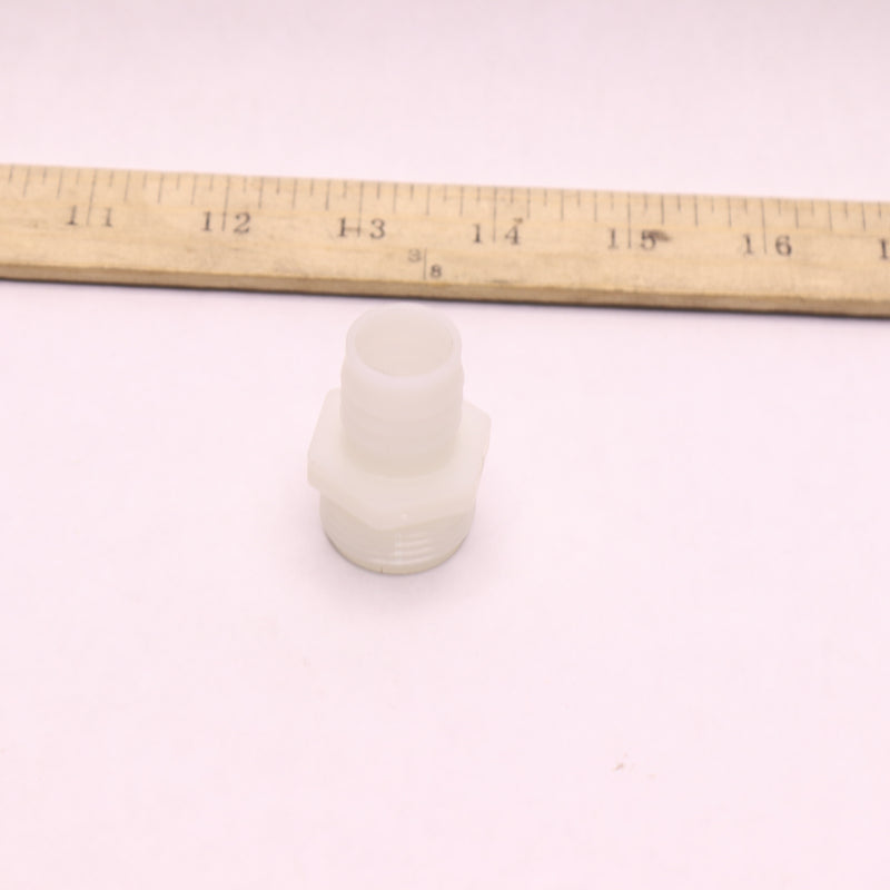 Everbilt Adapter Fitting Nylon White 3/4" Barb x 3/4" MHT A-591