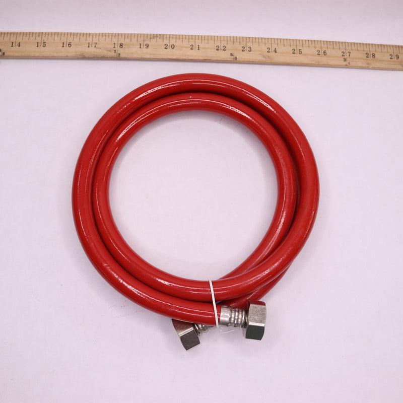 Everbilt High Burst Washing Machine Fill Hose Red 2000PSI 3/4"-Red Hose Only