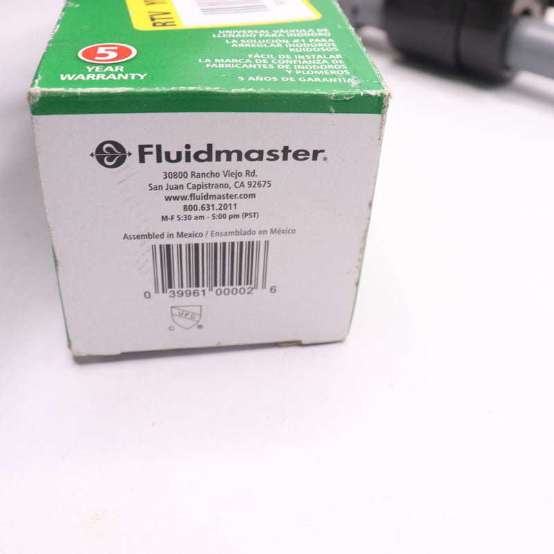 Fluidmaster Anti-Siphon Fill Valve Universal Fit - No Hose and Hardware