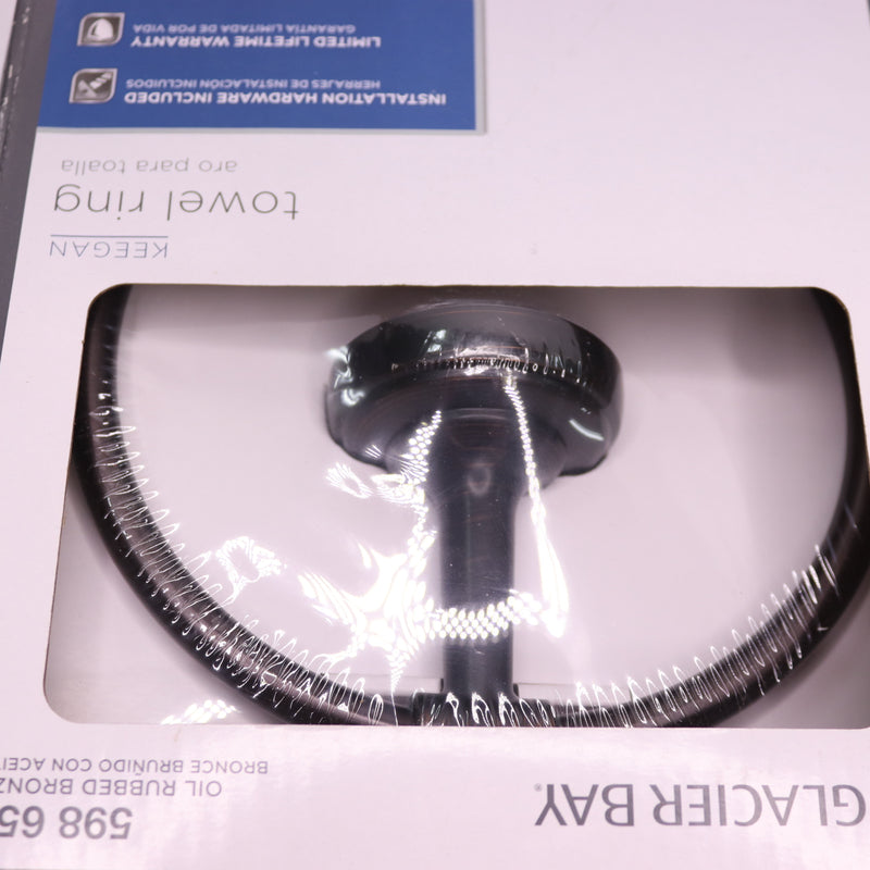 Glacier Bay Keegan Towel Ring Oil Rubbed Bronze BTB510000RB