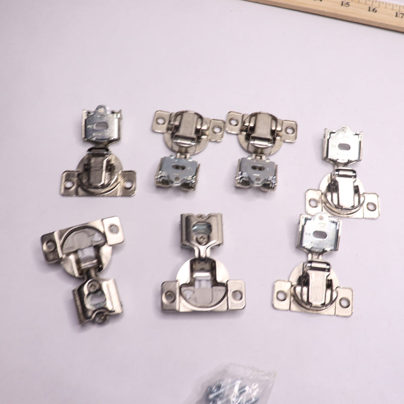 (7-Pk) Overlay Soft Close Cabinet Hinge 1/2" - Missing 3