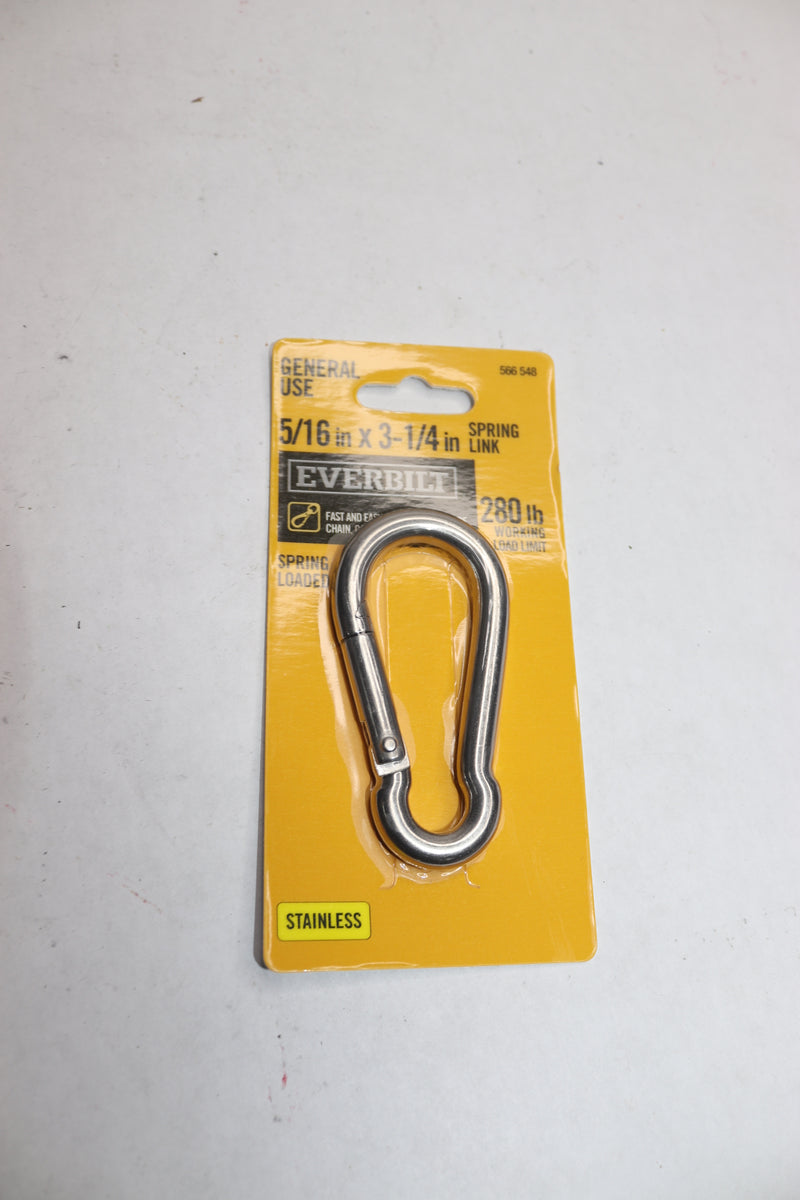 Everbilt Spring Link Stainless Steel 5/16" x 3-1/4" 566548