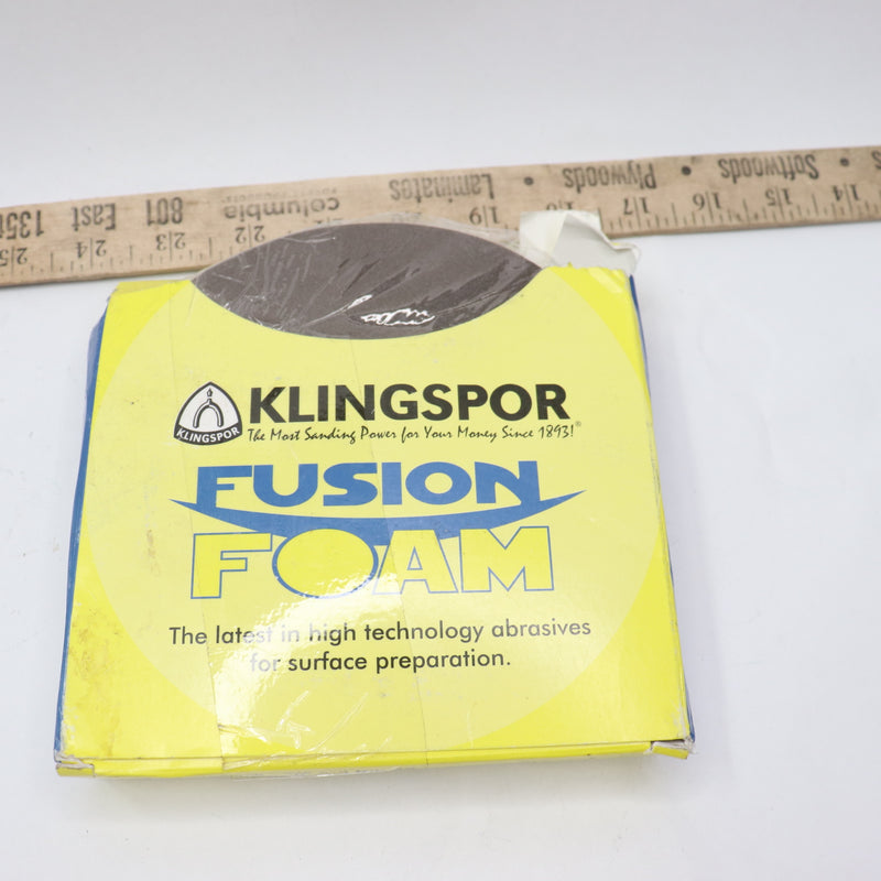 (5-Pk) Klingspor Fusion Foam Discs No Holes Grit 220-320 6" FF 220-320