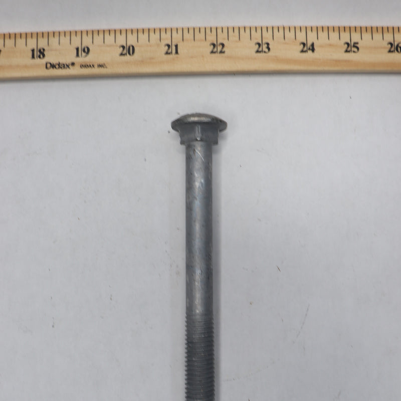 (10-Pk) Everbilt Carriage Bolt Galvanized 5/8&quot; x 10&quot; 185 814