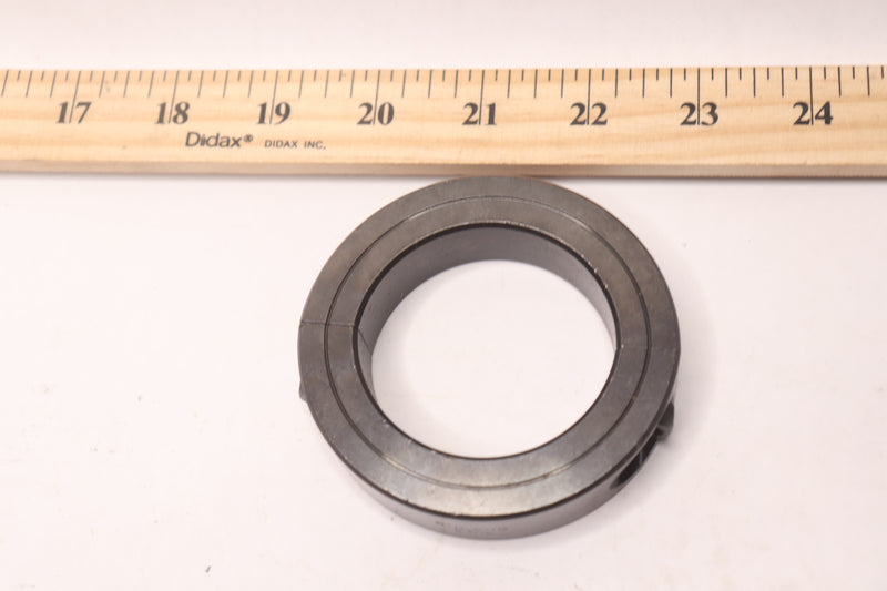 Ruland Two-Piece Clamping Shaft Collar Black Oxide Steel 2.188" Bore x 3-1/4" OD