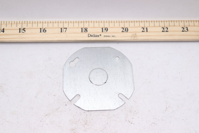 Steel City Octagon Box Cover Alloy Steel 1-Gang 3-1/2" 24C6