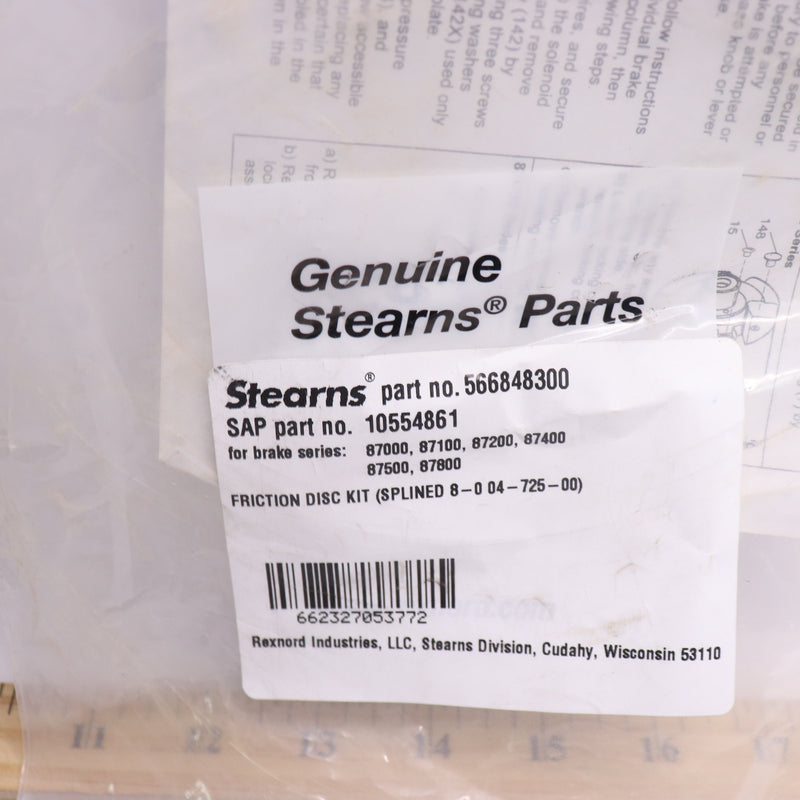 Stearns Brake Friction Disc Kit 56684300