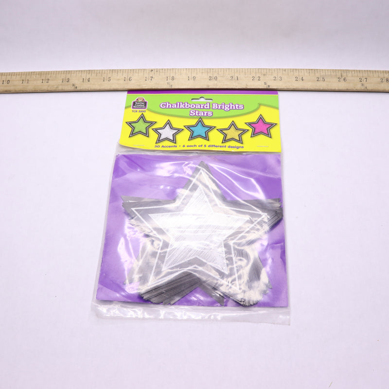 (30-Pk) Teacher Created Resources Chalkboard Brights Stars Accents TCR 350