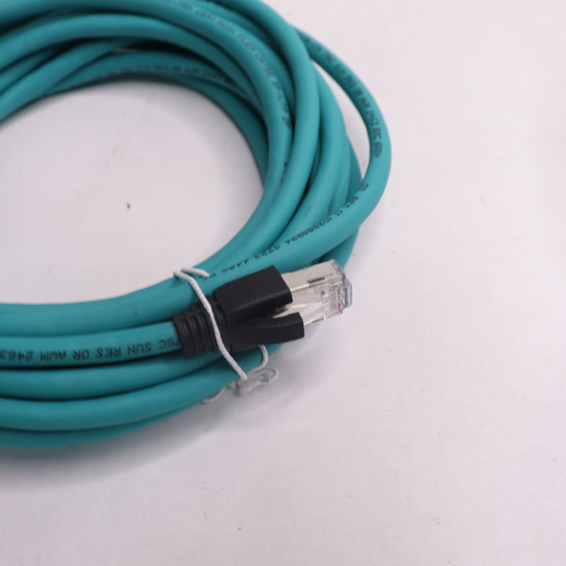 Balluff Industrial Ethernet Cable Blue 4 Conductors 4-Pin 42VDC/30VAC 5M BCC0E8Z