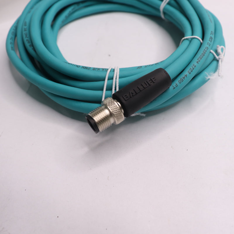 Balluff Industrial Ethernet Cable Blue 4 Conductors 4-Pin 42VDC/30VAC 5M BCC0E8Z