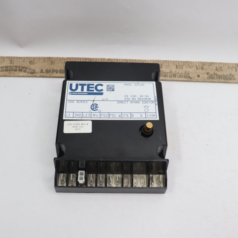 Utec Direct Spark Ignition Gas Ignitor Controls 1016 Series ANSIZ21.20