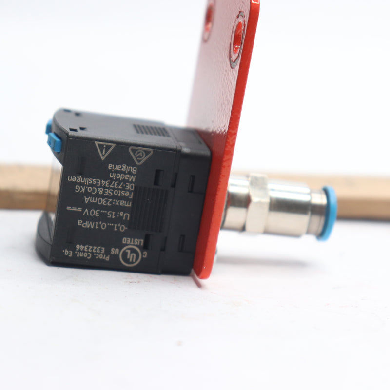 Festo Pressure Sensor Module Box with Display 5V SPAN-B2R-G18M-PNLK-PNVBA-L1