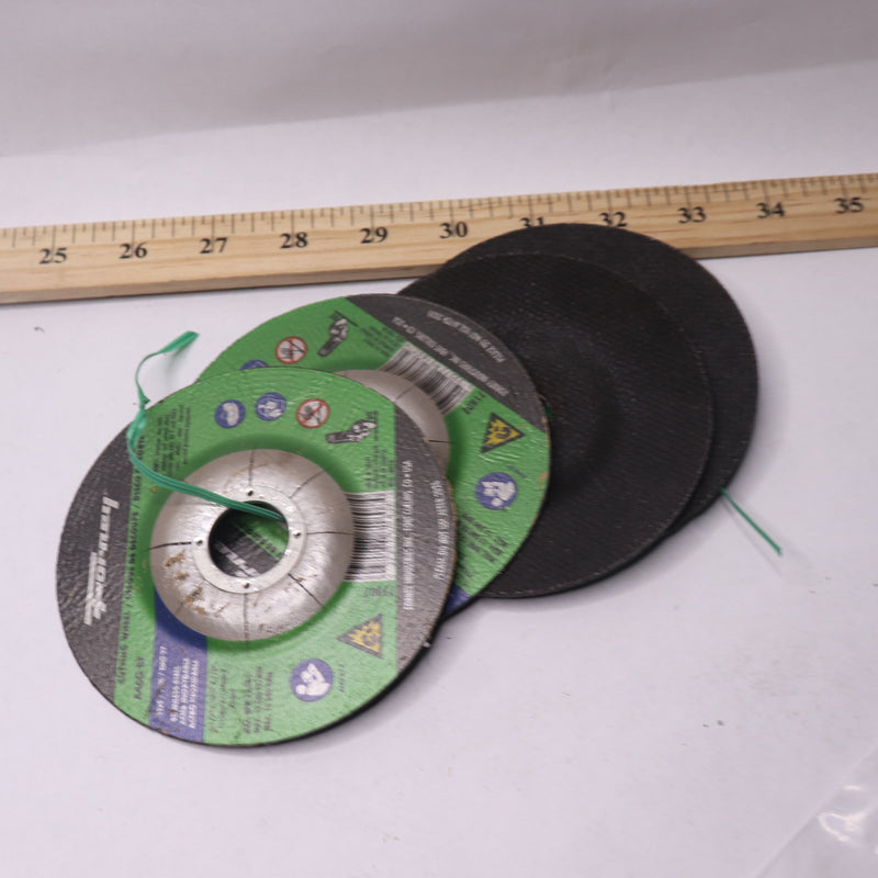 (4-Pk) Forney Metal Cutting Abrasive Wheel 4-1/2" - Incomplete - Missing 1