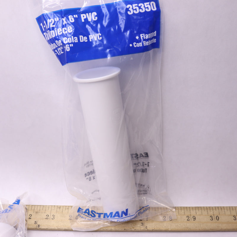 (5-Pk) Eastman Direct Connection For Tubular Drain Polypropylene 1-1/2" x 12"