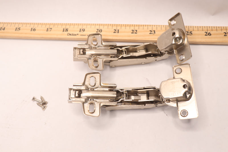 (2-Pk) Everbilt Wide Angle Full Overlay Hinge Set 9235927 - Incomplete