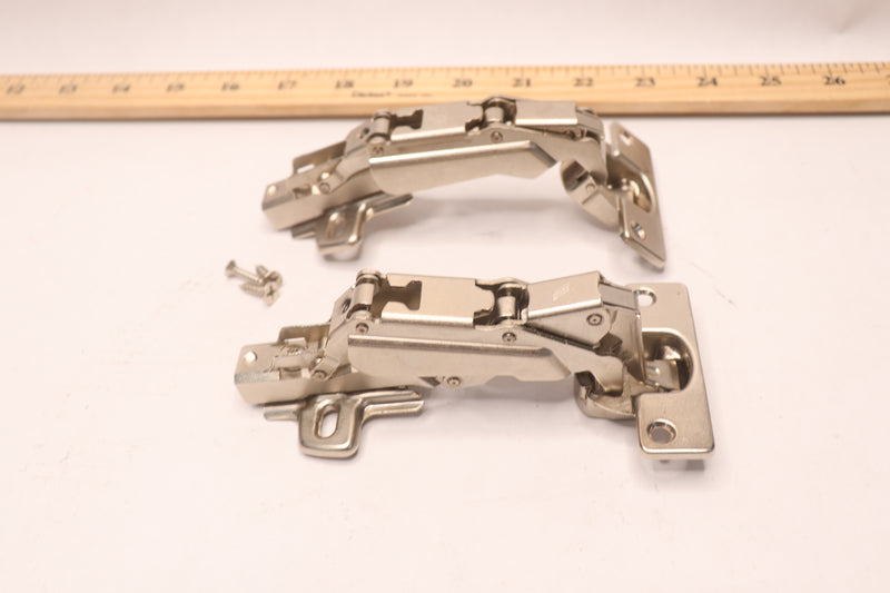 (2-Pk) Everbilt Wide Angle Full Overlay Hinge Set 9235927 - Incomplete