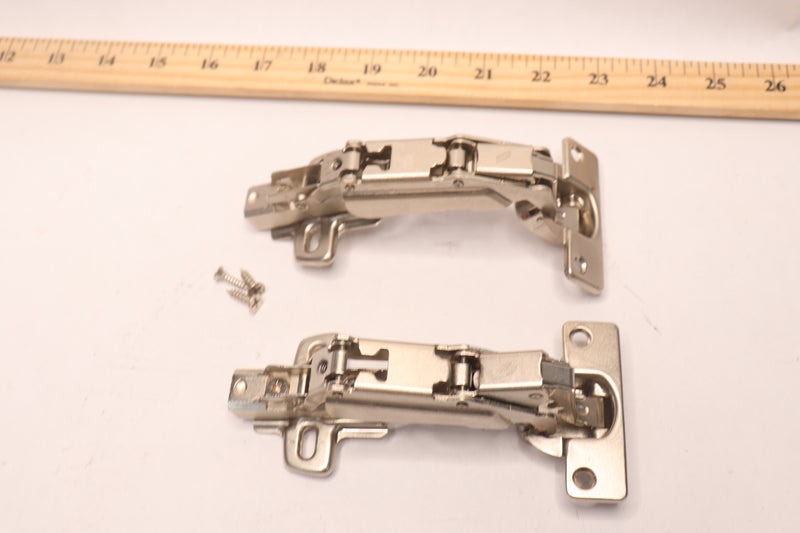 (2-Pk) Everbilt Wide Angle Full Overlay Hinge Set 9235927 - Incomplete